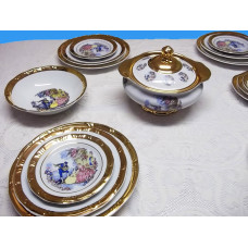 1003 > Aparelho de jantar Dama em ouro